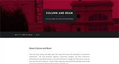 Desktop Screenshot of columnandbeam.com